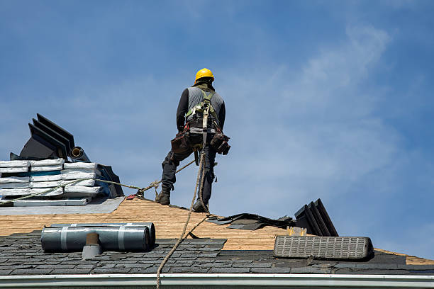 Professional Roofing technician working in Reinbeck, IA